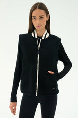 Aster Sherpa Vest: Black