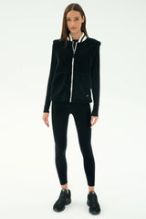 Aster Sherpa Vest: Black