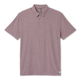 Strato Tech Polo: Dark Umber Heather
