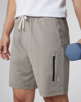 Sunday Performance Short 8.5 Inch: Mocha Heather