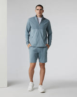 Sunday Performance Short 8.5 Inch: Dusty Blue Heather