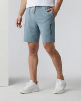 Sunday Performance Short 8.5 Inch: Dusty Blue Heather