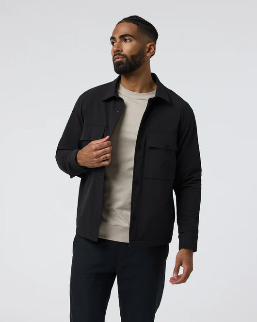 Lawson Shirt Jacket: Black