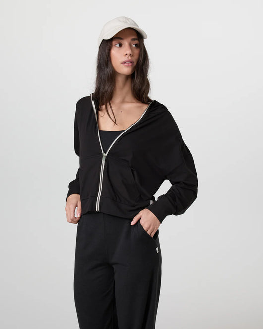 Halo Modern Full Zip Hoodie:True Black