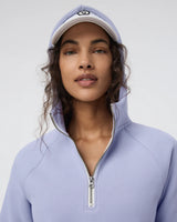 Restore Half Zip Hoodie: Lavender Mist