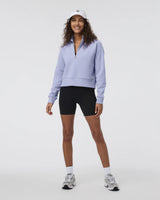Restore Half Zip Hoodie: Lavender Mist