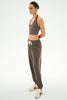 Andie Oversized Fleece Sweatpant: Lentil