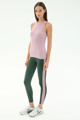Kiki Rib Tank Full Length: Blush