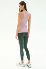 Kiki Rib Tank Full Length: Blush