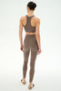 Airweight High Waisted 7/8 Pocket Legging: Lentil