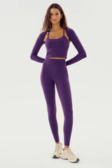 Airweight High Waist Legging: Black Currant