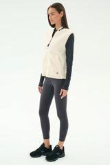 Aster Sherpa Vest: Cream