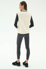 Aster Sherpa Vest: Cream