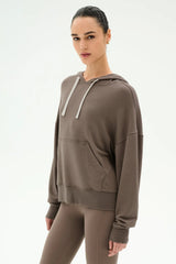 Joey Long Sleeve Hoodie: Lentil