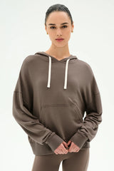 Joey Long Sleeve Hoodie: Lentil