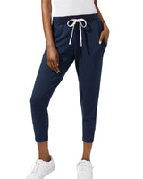 Reena 7/8 Fleece Sweatpant: INDIGO