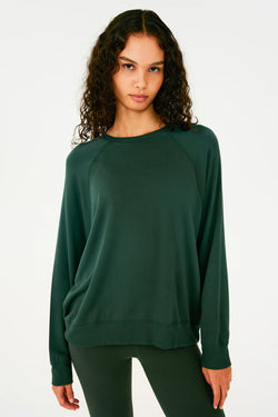 Andie Fleece Sweatshirt: Military