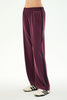 Maxie Rigor Track Pant: Dark Cherry & Black