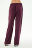 Maxie Rigor Track Pant: Dark Cherry & Black
