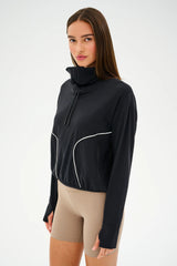 Rosie Airweight Jacket: BLACK