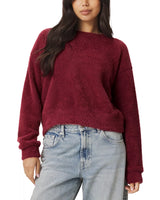 Fallon Fuzzy Sweater: Cherry on Top