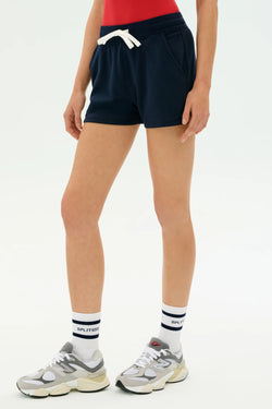 Reena Sweatshort: Indigo