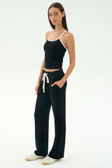 Raven Fleece Pant: Black