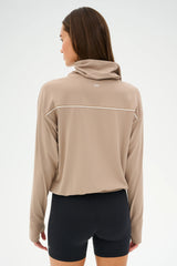 Rosie Airweight Jacket: Latte