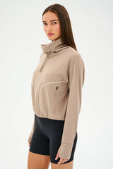 Rosie Airweight Jacket: Latte