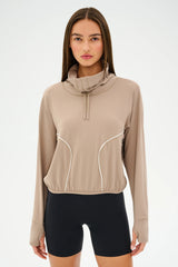 Rosie Airweight Jacket: Latte