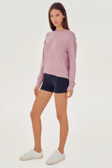 Sonja Fleece Sweatshirt: Blush