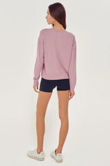 Sonja Fleece Sweatshirt: Blush