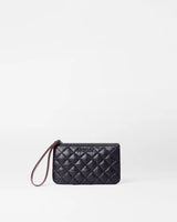 Flat Metro Wristlet: Black