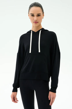 Joey Long Sleeve Hoodie: Black