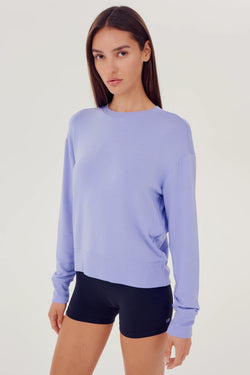 Sonja Fleece Sweatshirt: Purple Haze