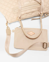 Small Park Satchel: Buff