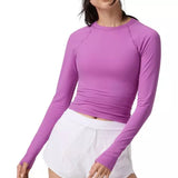 Surge Seamless LS Tee: Bloom