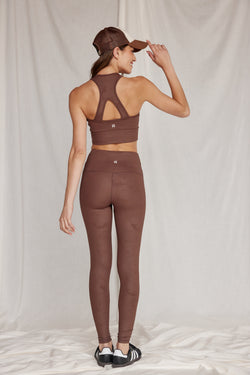 Scarlett Legging Chocolate Embossed Camo