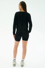 Brooks Fleece Long Sleeve Sweatshirt: BLACK