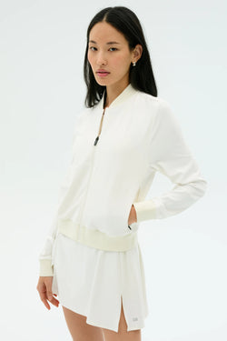 Airweight Bomber Jacket: White
