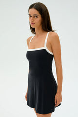 Monah Rigor Dress: Black/White