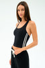 Ella Airweight Tank: Black/White