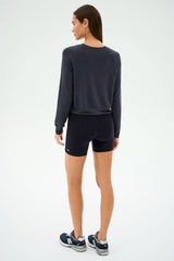 Brooks Fleece Long Sleeve Sweatshirt: Graphite