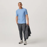 Strato Tech Tee: Isle Blue Heather