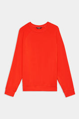Andie Fleece Sweatshirt: Lotus Red