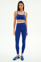 Dual Highwaist Airweight: Cobalt/White (Copy)