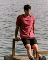 Strato Tech Tee: Sour Cherry Heather