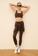 Airweight High Waist 7/8 (26 inseam): Dark Chocolate