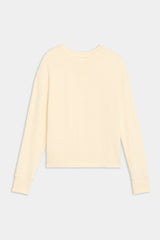 Sonja Fleece Sweatshirt: Creme