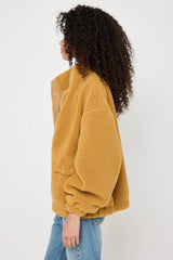 Marcel Sherpa Jacket: Hazel